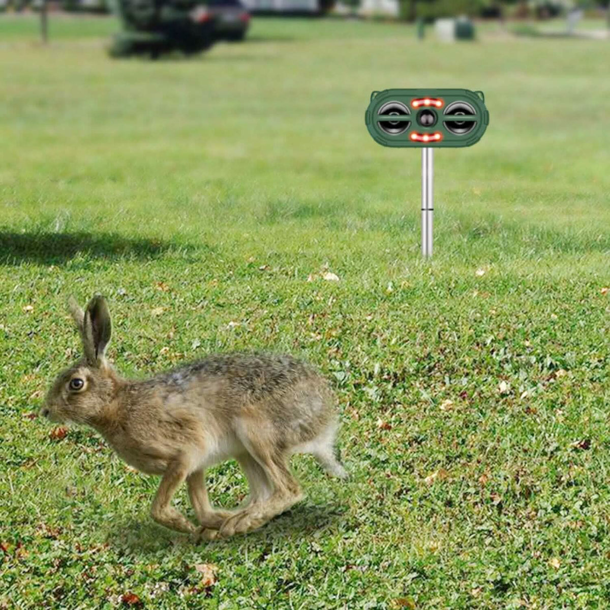 Solar Ultrasonic Animal Repeller Motion Sensor - A-1 Thread Vault