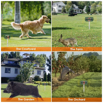 Solar Ultrasonic Animal Repeller Motion Sensor - A-1 Thread Vault