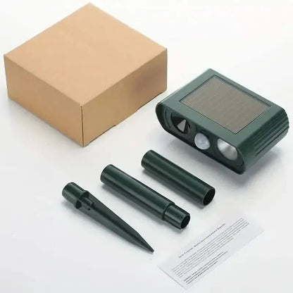 Solar Ultrasonic Animal Repeller with Motion Detector - A-1 Thread Vault