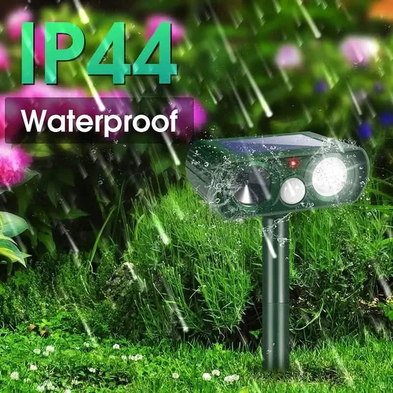 Solar Ultrasonic Animal Repeller with Motion Detector - A-1 Thread Vault