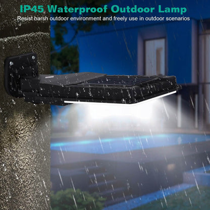 Solar Wall Light Outdoor Beads PIR Motion Sensor Remote Control Wireless Lamps - A-1 Thread Vault