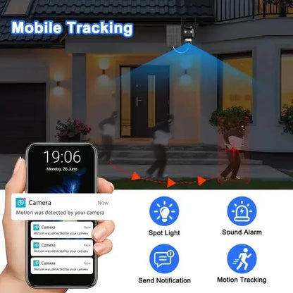 Solar WiFi Security Camera – 360° View, 10x Zoom, Night Vision & Motion Detection - A-1 Thread Vault