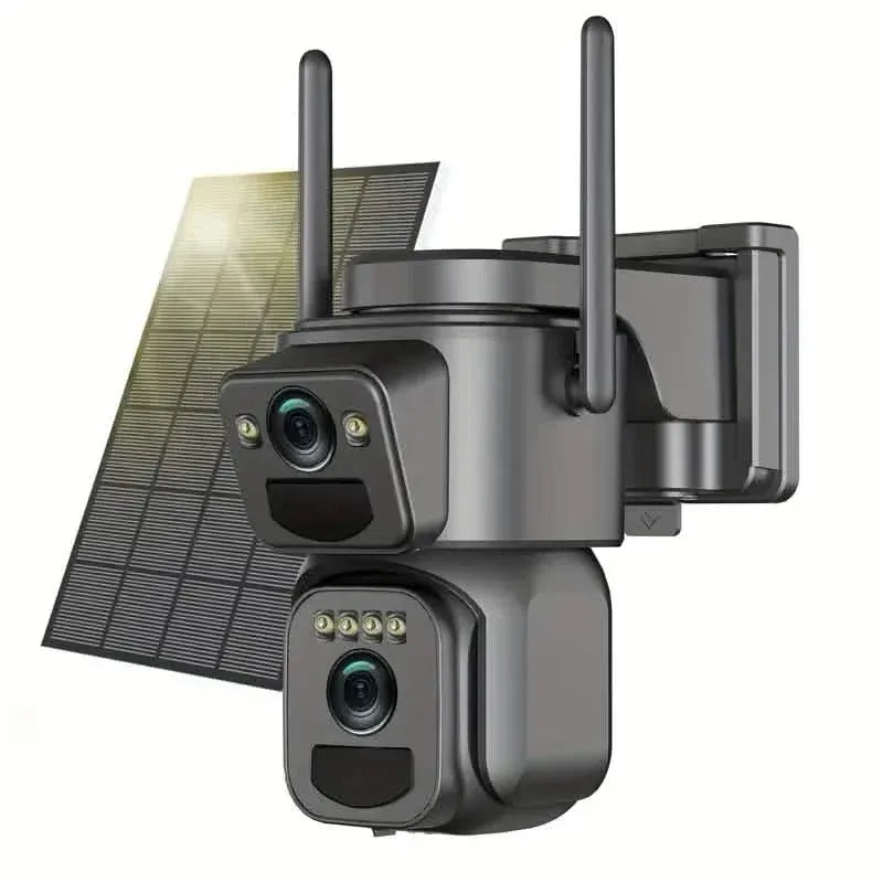 Solar WiFi Security Camera – 360° View, 10x Zoom, Night Vision & Motion Detection - A-1 Thread Vault