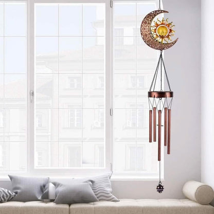 Solar Wind Chimes Garden Decorative Wind Chime Light - A-1 Thread Vault