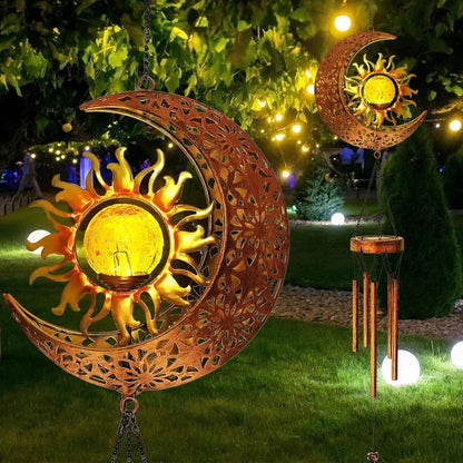 Solar Wind Chimes Garden Decorative Wind Chime Light - A-1 Thread Vault