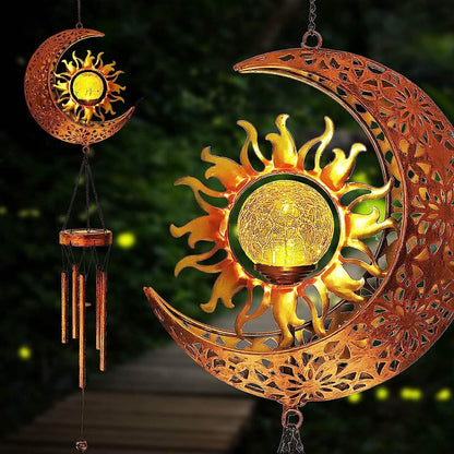 Solar Wind Chimes Garden Decorative Wind Chime Light - A-1 Thread Vault