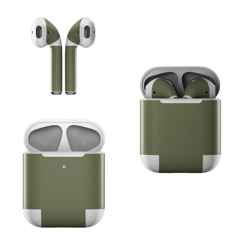 Solid State Olive Drab - Apple AirPods Skin - A-1 Thread Vault