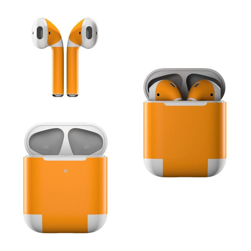 Solid State Orange - Apple AirPods Skin - A-1 Thread Vault