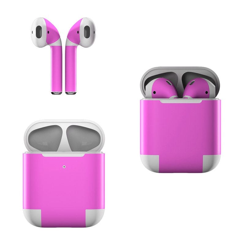 Solid State Vibrant Pink - Apple AirPods Skin - A-1 Thread Vault