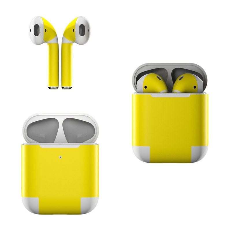 Solid State Yellow - Apple AirPods Skin - A-1 Thread Vault