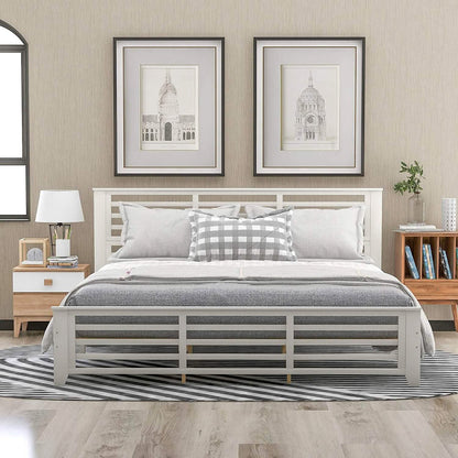 Solid Wood Platform Bed Frame - A-1 Thread Vault