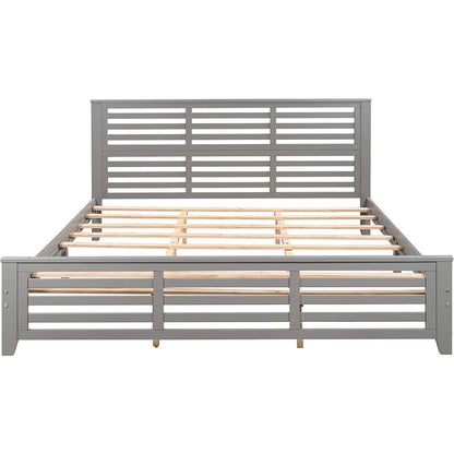 Solid Wood Platform Bed Frame - A-1 Thread Vault