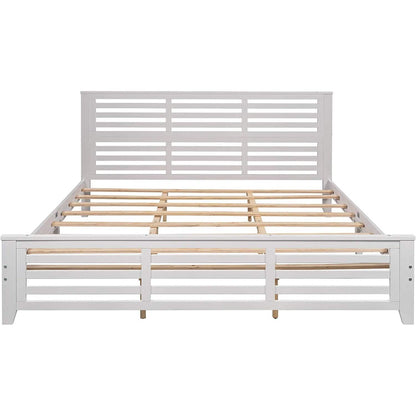 Solid Wood Platform Bed Frame - A-1 Thread Vault