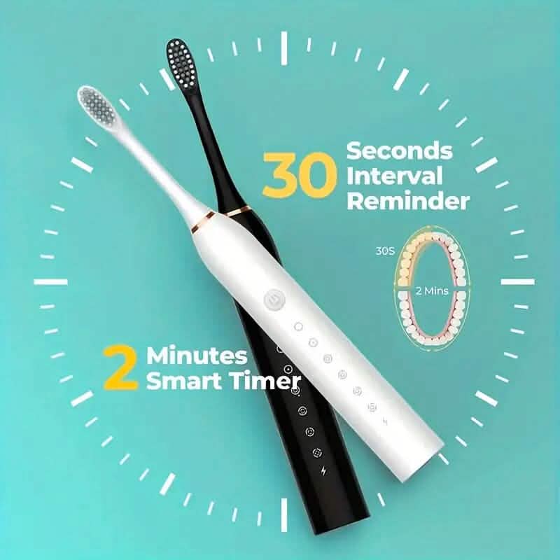 Sonic Electric Toothbrush with 6 Modes and Smart Timer - A-1 Thread Vault