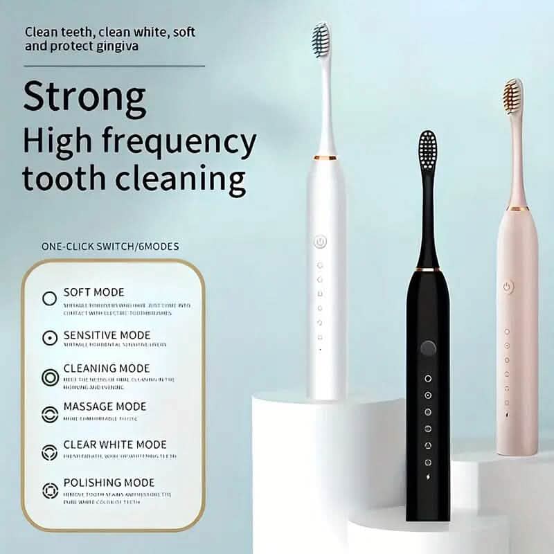 Sonic Electric Toothbrush with 6 Modes and Smart Timer - A-1 Thread Vault
