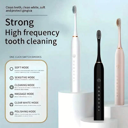 Sonic Electric Toothbrush with 6 Modes and Smart Timer - A-1 Thread Vault