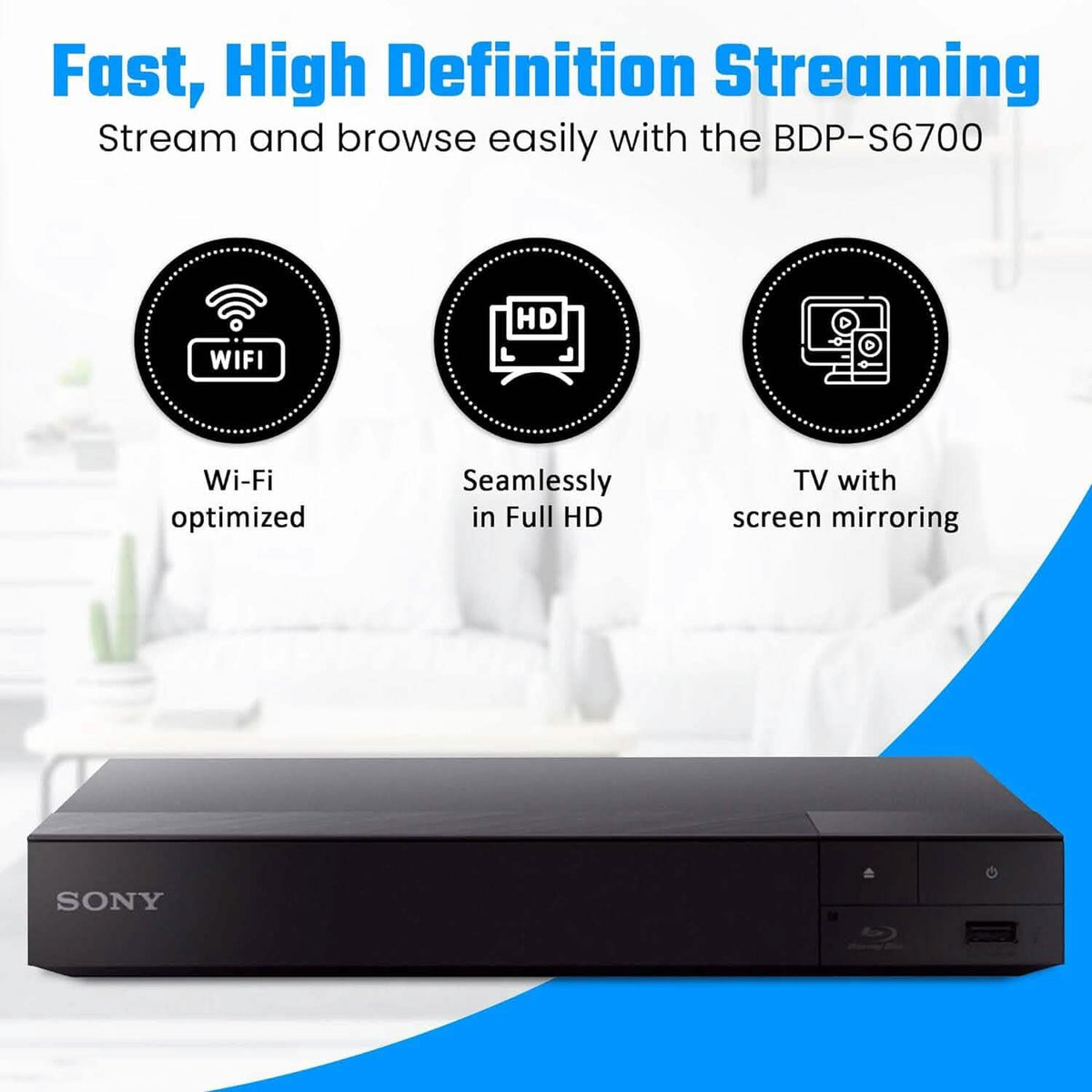 Sony 4k Blu Ray DVD Player for TV (Refurbished) - A-1 Thread Vault