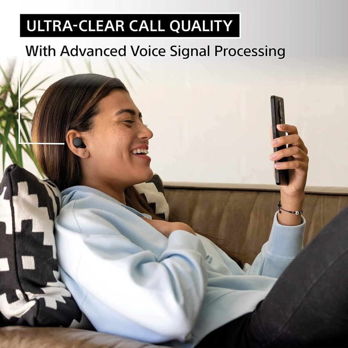 Sony LinkBuds S Truly Wireless Noise Canceling Earbud Headphones with Alexa Built-in (Refurbished) - A-1 Thread Vault