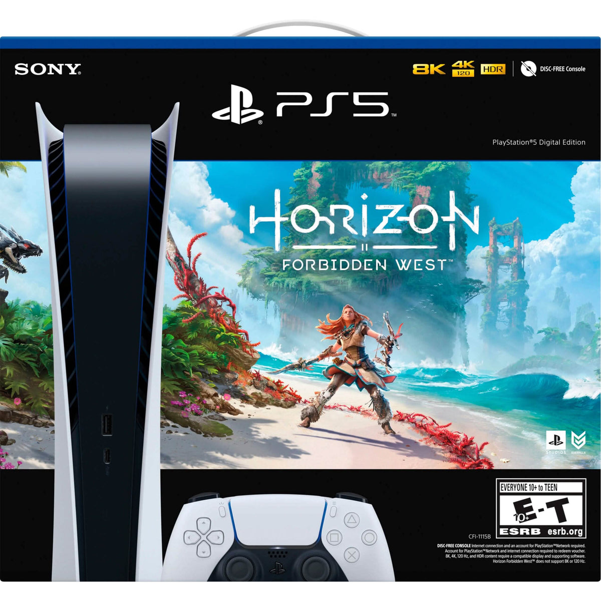 Sony PlayStation 5 Digital Edition – Horizon Forbidden West Bundle - A-1 Thread Vault