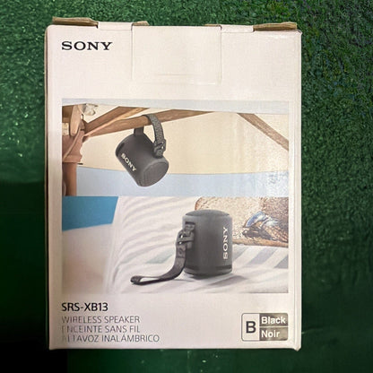 Sony SRS-XB13 Portable Speaker - Black - A-1 Thread Vault