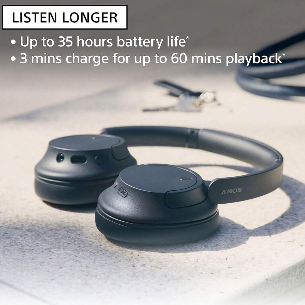 Sony WH-CH720N Noise Canceling Wireless Bluetooth Headphones (Refurbished) - A-1 Thread Vault