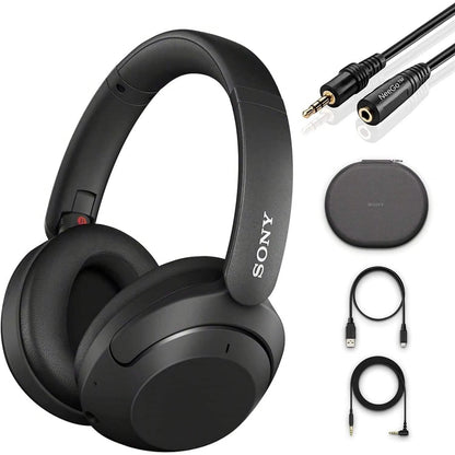 Sony Wireless Noise Cancelling Headphones WH-XB910N Bluetooth Headset + NeeGo 3.5mm Extension (Refurbished) - A-1 Thread Vault