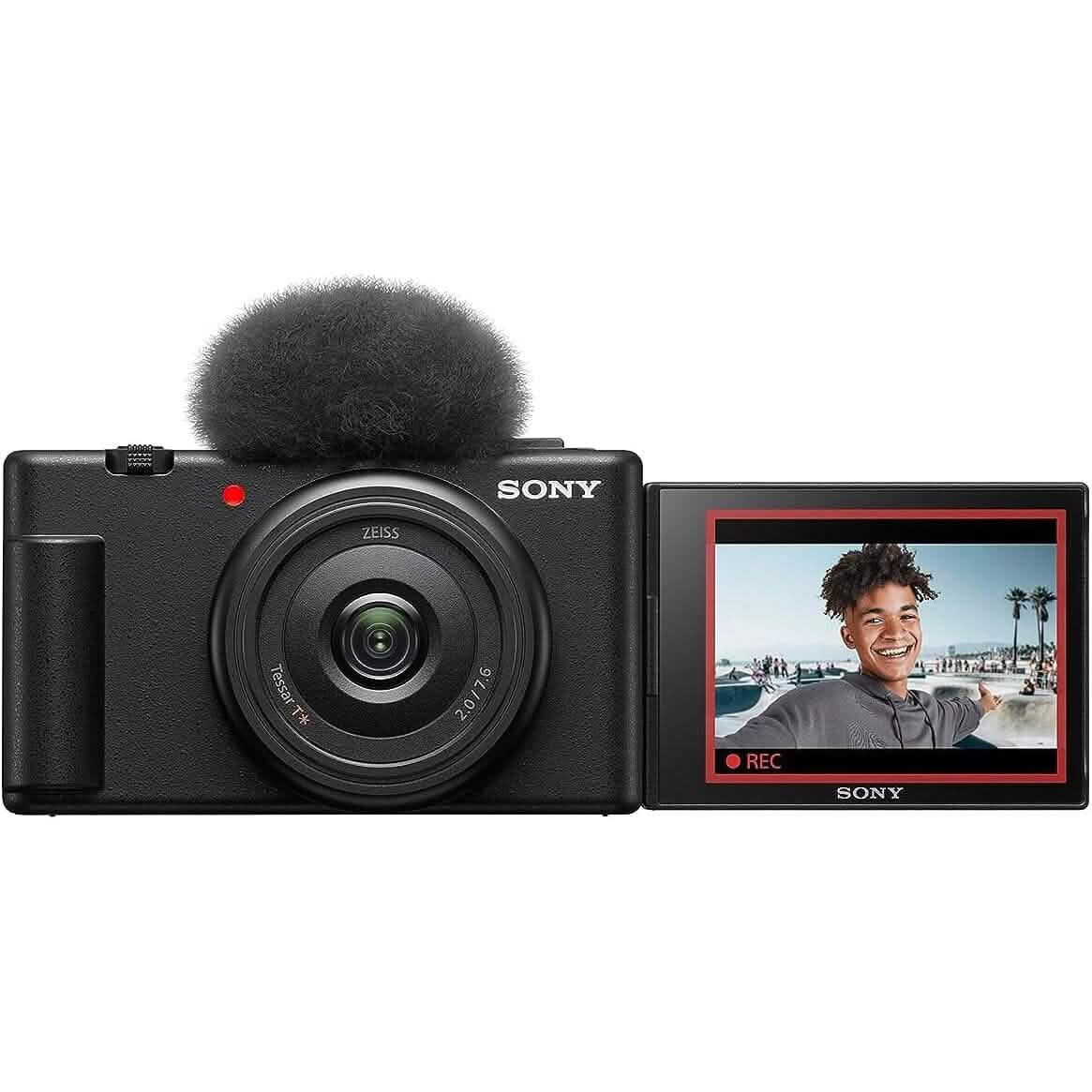 Sony ZV-1F Vlog Camera for Content Creators and Vloggers Black (Refurbished) - A-1 Thread Vault
