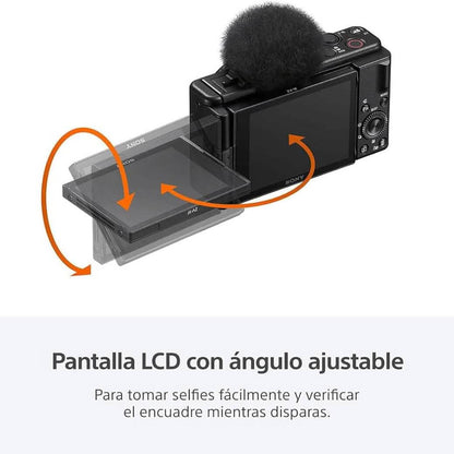Sony ZV-1F Vlog Camera for Content Creators and Vloggers Black (Refurbished) - A-1 Thread Vault