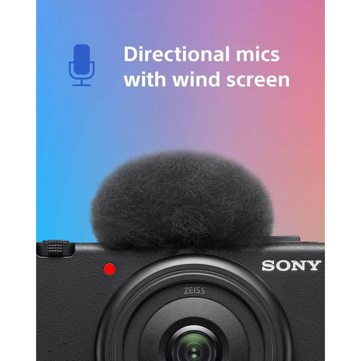Sony ZV-1F Vlog Camera for Content Creators and Vloggers Black (Refurbished) - A-1 Thread Vault
