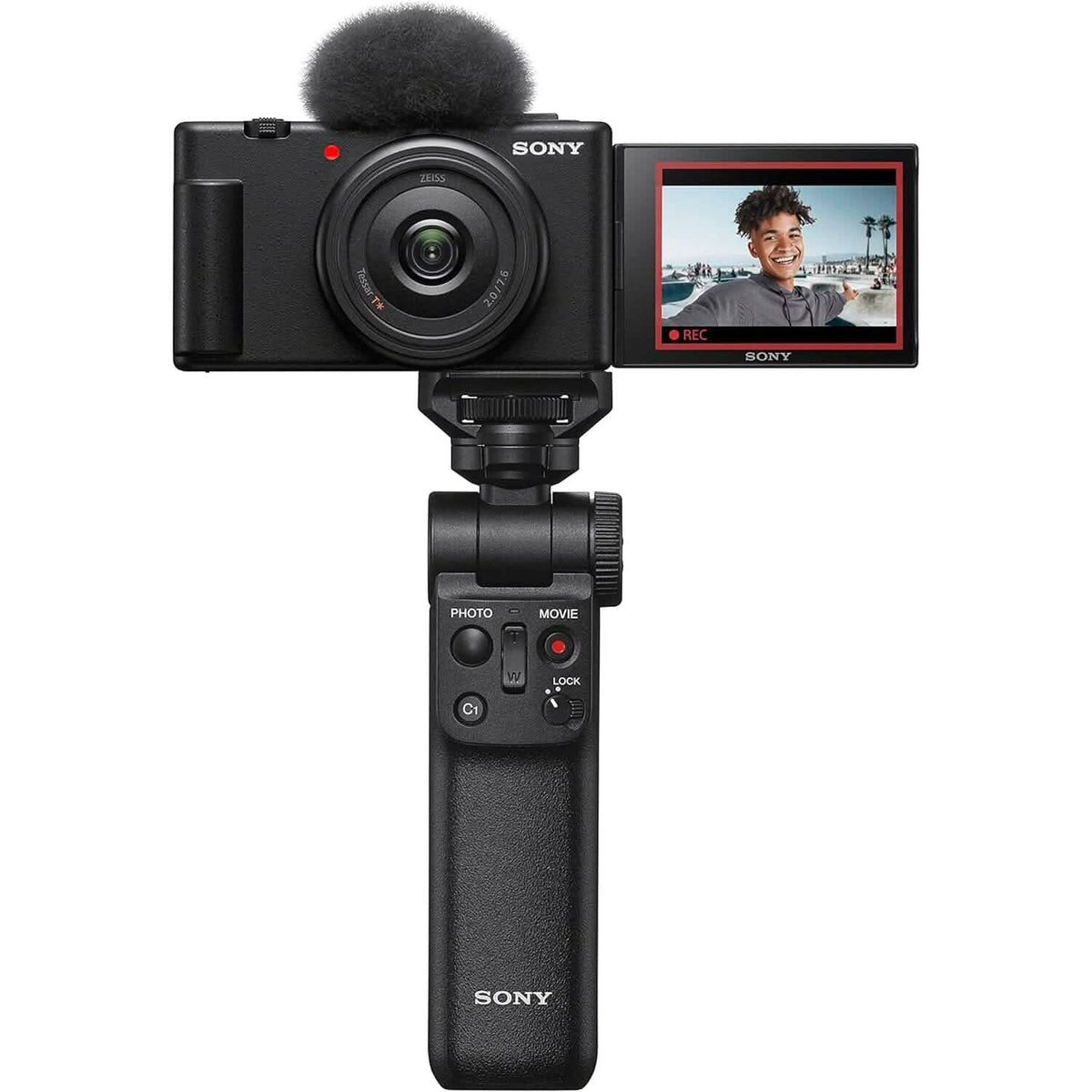 Sony ZV-1F Vlog Camera for Content Creators and Vloggers Black (Refurbished) - A-1 Thread Vault