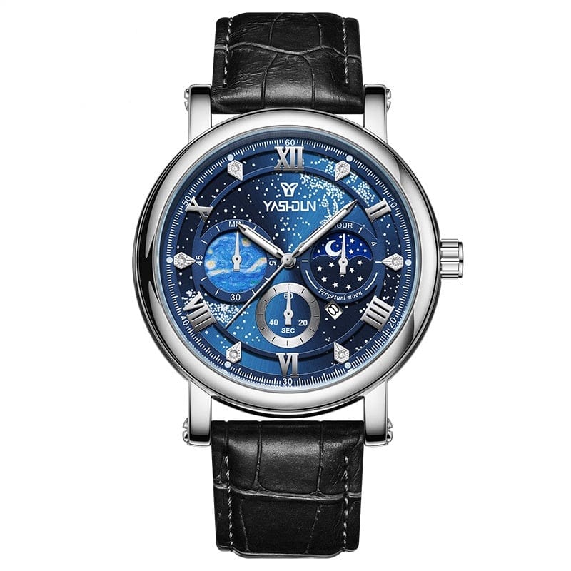Sophisticated Mens Watch With A Vast Starry Sky Design - A-1 Thread Vault