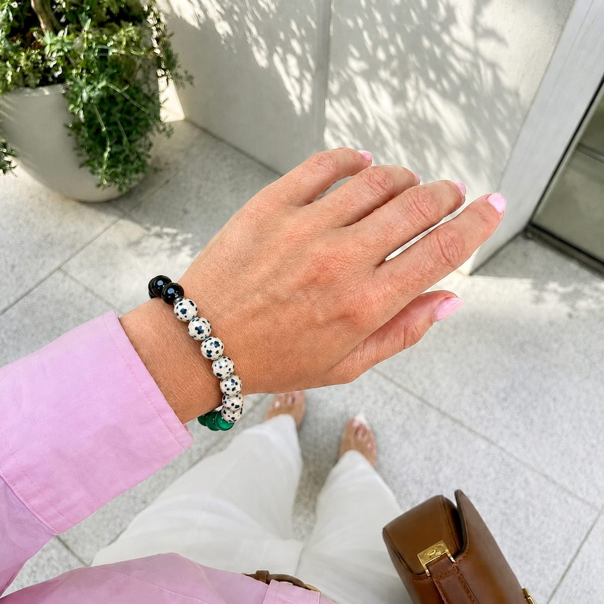 Soul Reset: Dalmatian Jasper Bracelet of Healing - A-1 Thread Vault