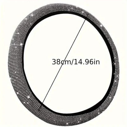 Sparkling Diamond Steering Wheel Cover - A-1 Thread Vault