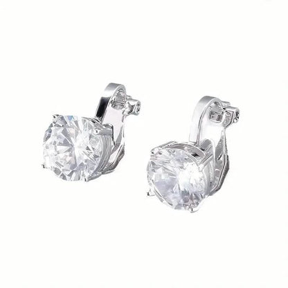 Sparkling Round Perforated Women's Earrings - A-1 Thread Vault
