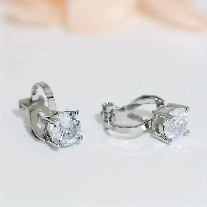 Sparkling Round Perforated Women's Earrings - A-1 Thread Vault