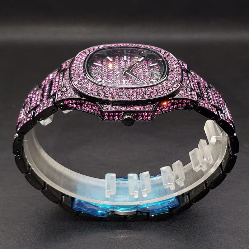 Special-interest Full Diamond Rap Hip Hop Watch - A-1 Thread Vault
