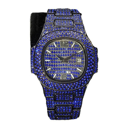 Special-interest Full Diamond Rap Hip Hop Watch - A-1 Thread Vault
