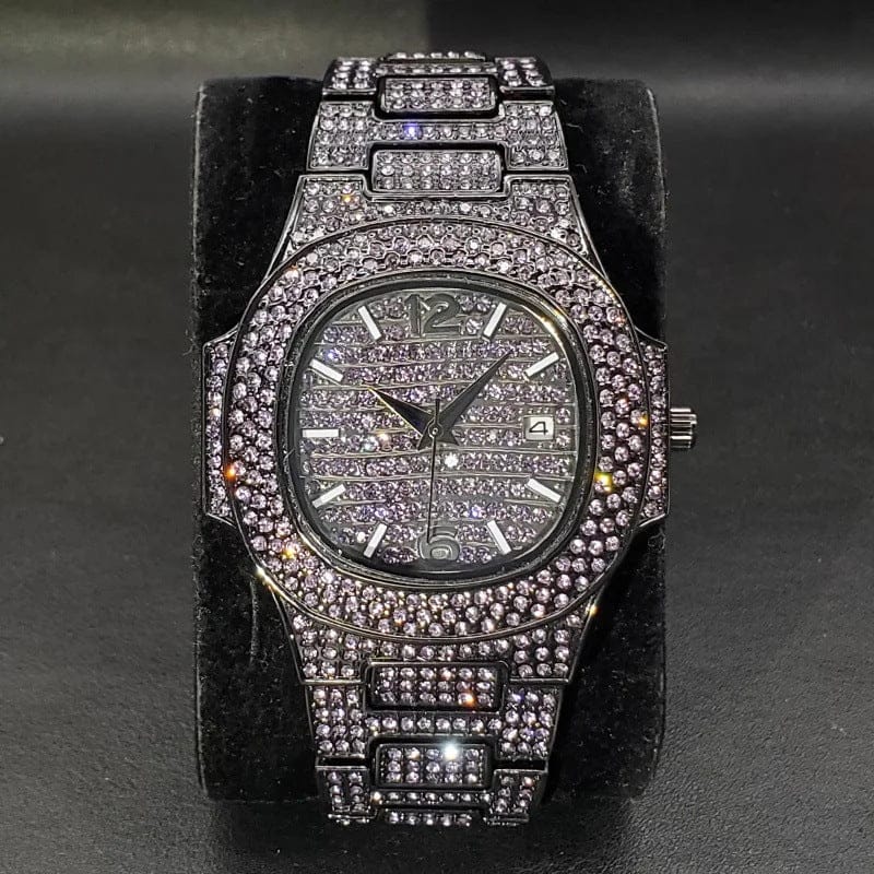 Special-interest Full Diamond Rap Hip Hop Watch - A-1 Thread Vault