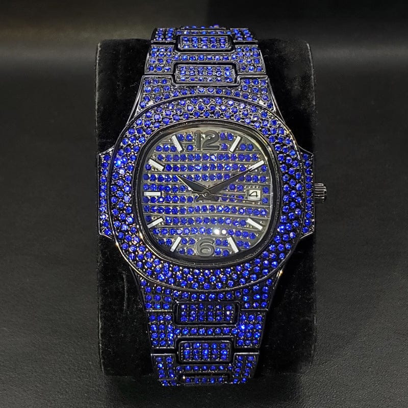 Special-interest Full Diamond Rap Hip Hop Watch - A-1 Thread Vault