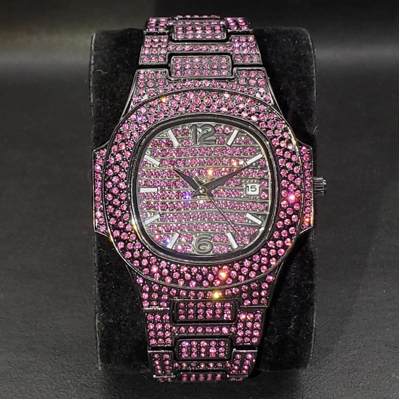 Special-interest Full Diamond Rap Hip Hop Watch - A-1 Thread Vault