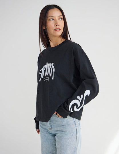 Spirit Is Moving LS Heavyweight Tee - A-1 Thread Vault