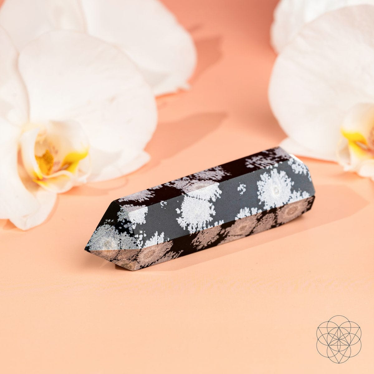 Spiritual Bodyguard - Snowflake Obsidian Point - A-1 Thread Vault