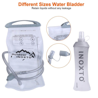 Sport Hydration Vest Running Backpack with 15oz, 50oz Water Bladder - A-1 Thread Vault
