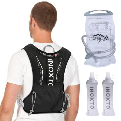 Sport Hydration Vest Running Backpack with 15oz, 50oz Water Bladder - A-1 Thread Vault