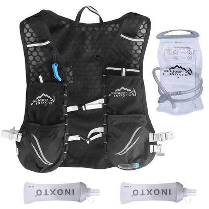 Sport Hydration Vest Running Backpack with 15oz, 50oz Water Bladder - A-1 Thread Vault