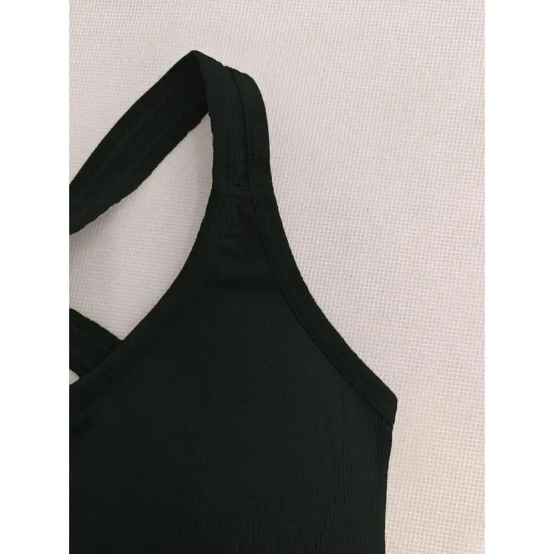 Sports Seamless Comfy & Breathable Push Up Yoga Tank Bra@W4 - A-1 Thread Vault