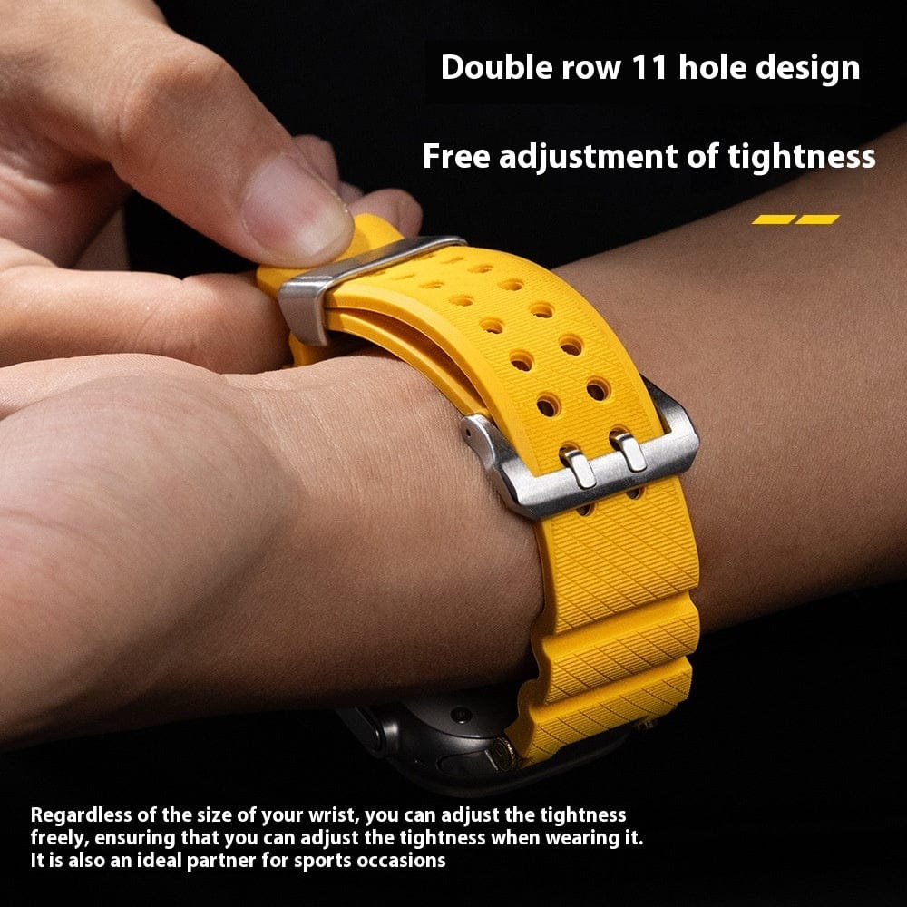 Sports Silicone Watch Strap - A-1 Thread Vault