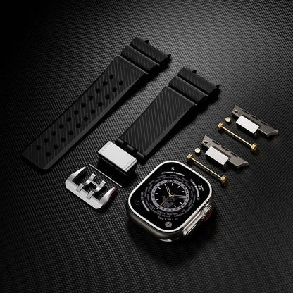 Sports Silicone Watch Strap - A-1 Thread Vault