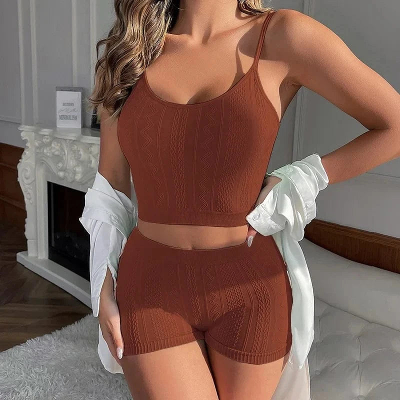 Spring Summer Langerie Sets Sexy Underwears Women Micro Underwear Solid Color Wearing Outside Women's Bra and Panties Sets Below - A-1 Thread Vault