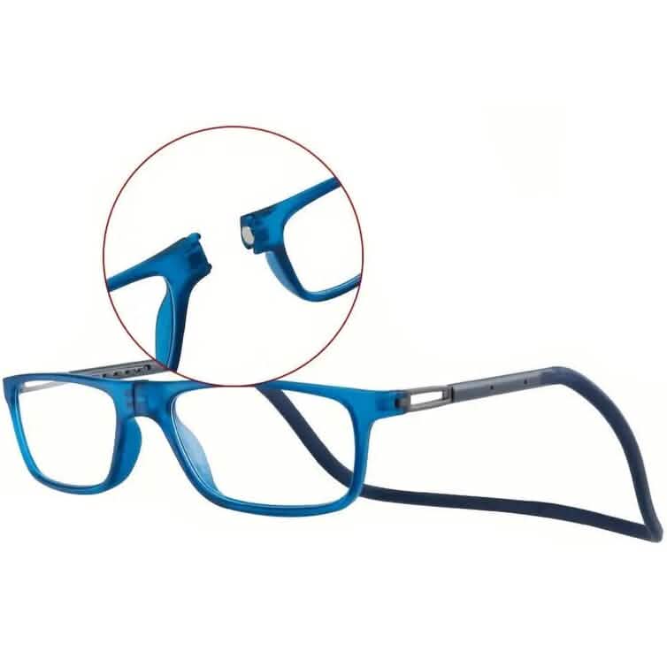 Square Magnetic Neck Fashion Reading Glasses - A-1 Thread Vault